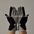 women's Warm dressing woolen magic Gloves with buttons